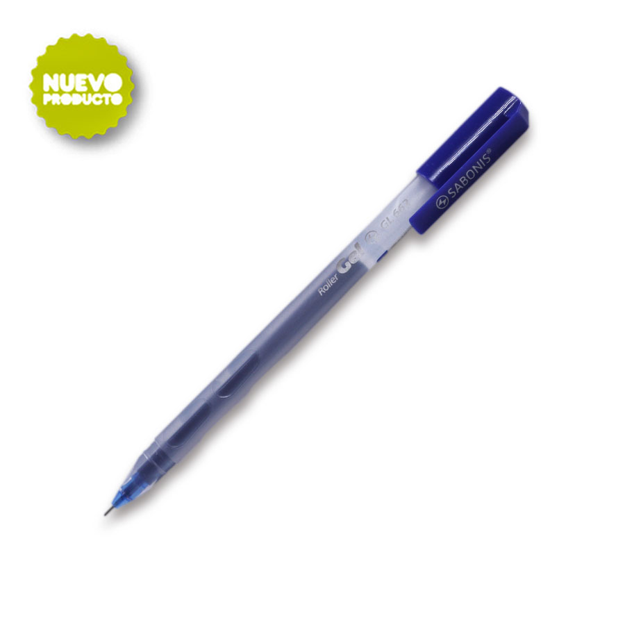 BOLÍGRAFO DE GEL DE 0.5 MM.CAJA C/12 PZAS.TINTA: NEGRA, AZUL Y ROJA.