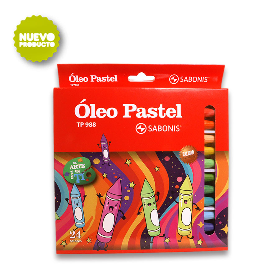 GIS PASTELCAJA C/ 24 COLORES.