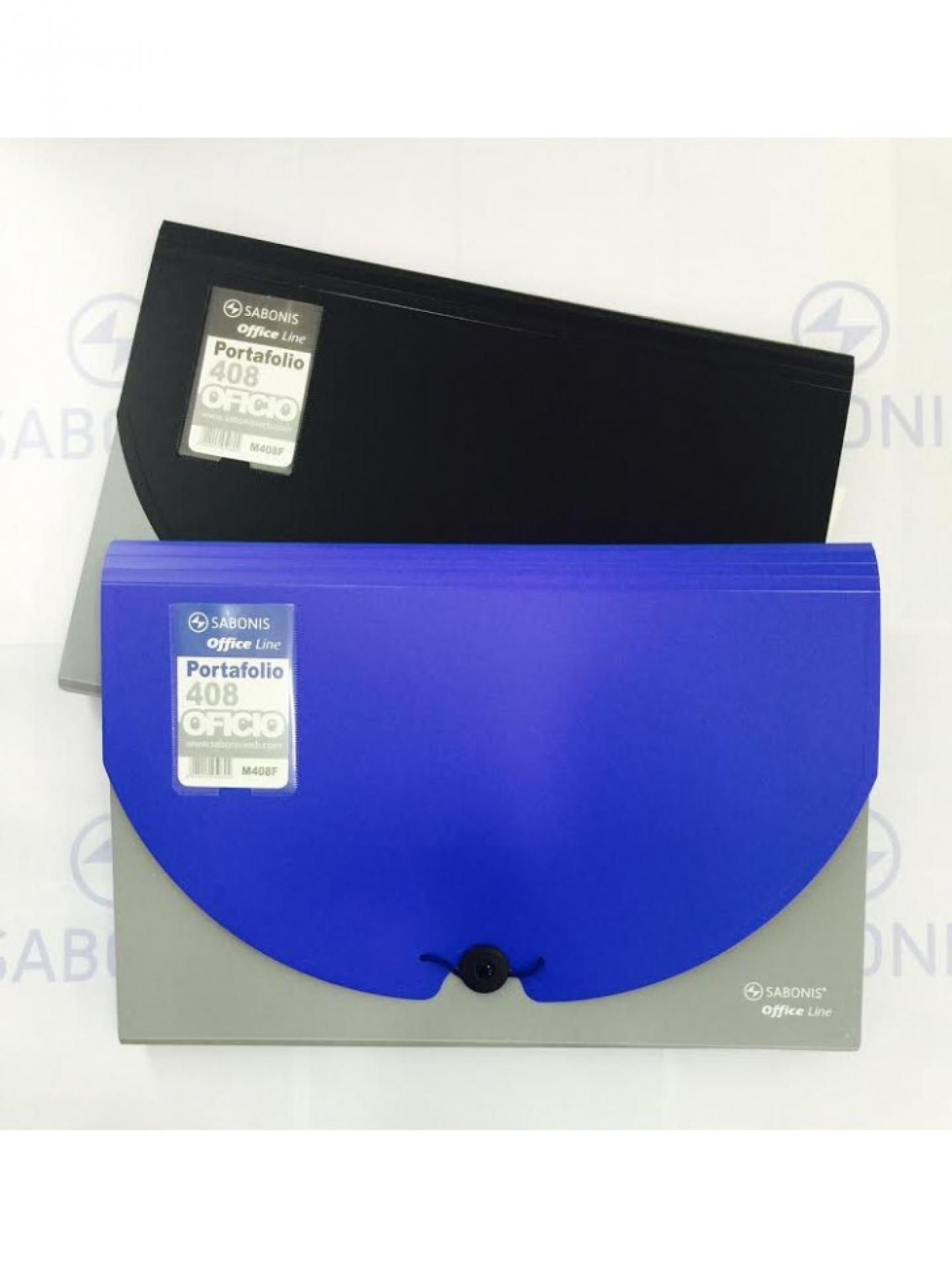 PORTAFOLIOS PLÁSTICO T/ OFICIO.Color: Rojo, azul, lila, verde y negro.