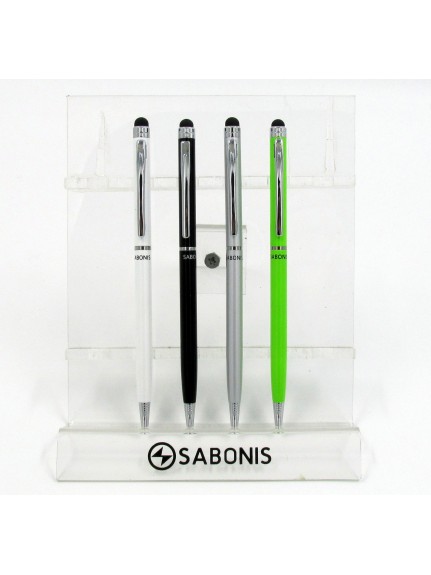 Roller SABONIS modelo TOUCH.Su diseño es la combinación del buen hacer lujo y personalidad. Ideal para las grandes ocasiones y el momento exacto para ser utilizada. Calidad garantizada.Precio unitario, incluye estuche.Modelo en: Plata, azul, verde, negro y blanco.Tinta: Negra.